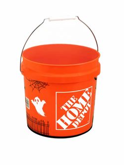 Home Depot Halloween buckets