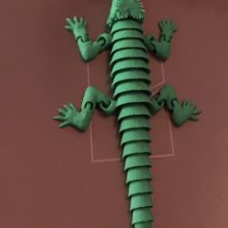 🦎 3D Printed Articulated Bearded Dragon Fidget Toy