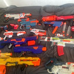 Lot Of Nerf Guns
