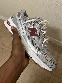 New Balance 740 Silver Maroon Sneakers