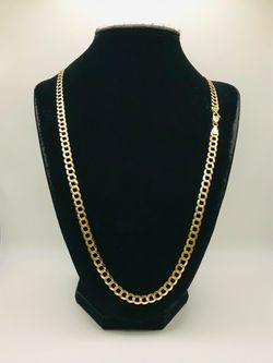 14k SOLID CURB LINK CHAIN