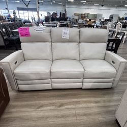 Alera Leather Power Reclining Sofa 