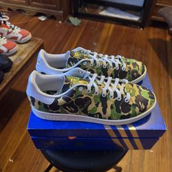 Adidas/ Bapes/stan Smith Collabs Size 11