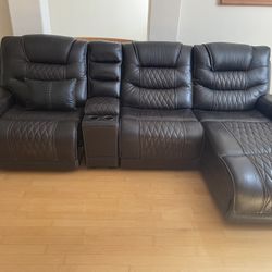Leather Couch 