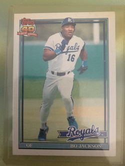 Bo Jackson baseball & Football mint cards