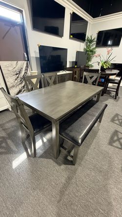 6 PC DINING TABLE