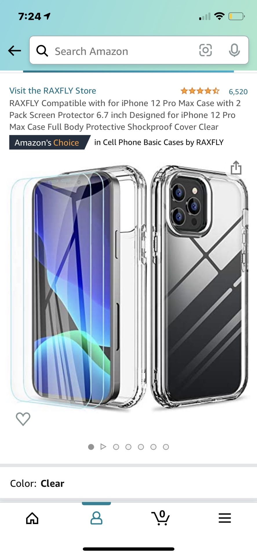 Clear iPhone Case For 12 Pro Max
