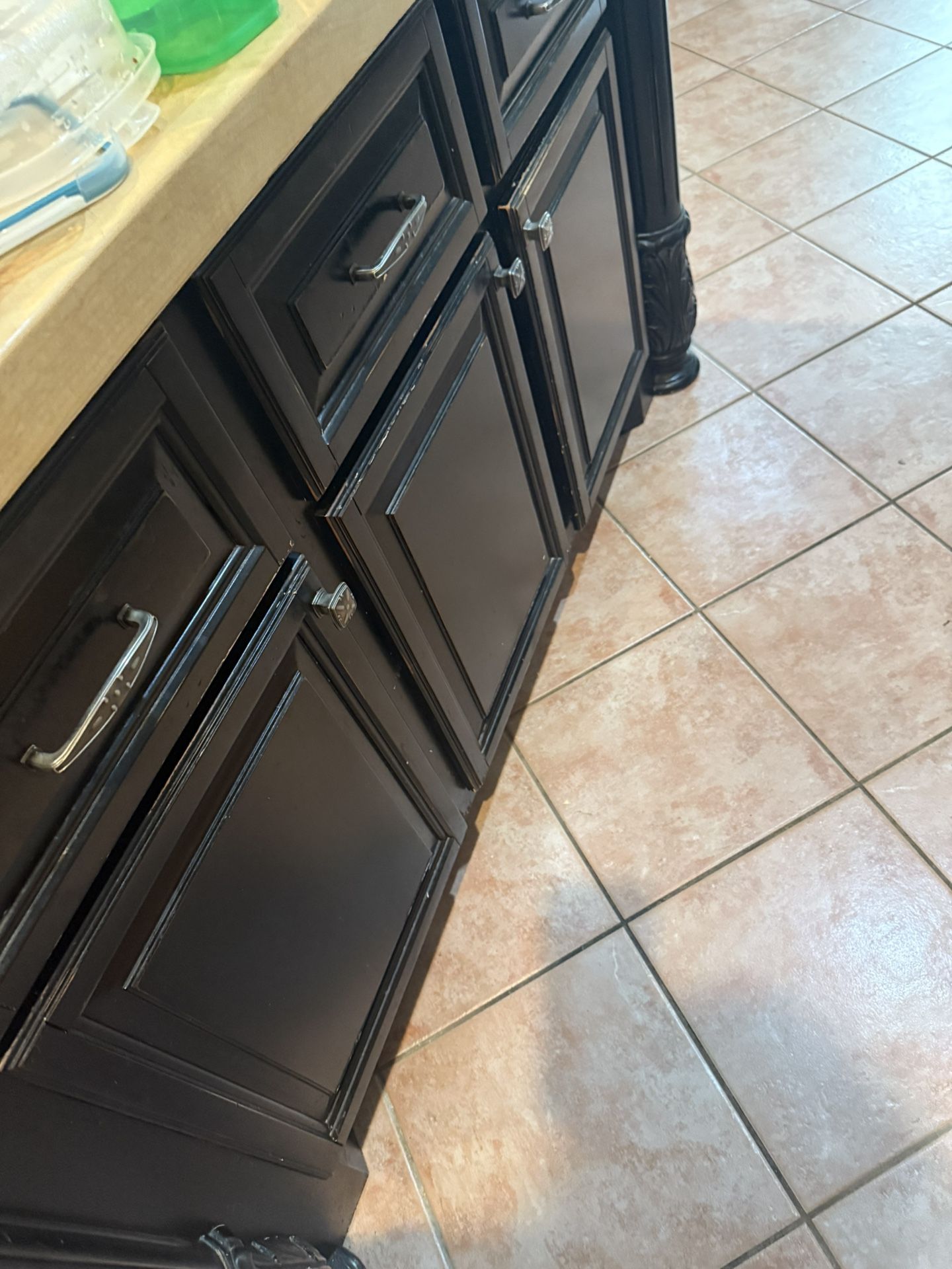 Butcher Block Island with storage
