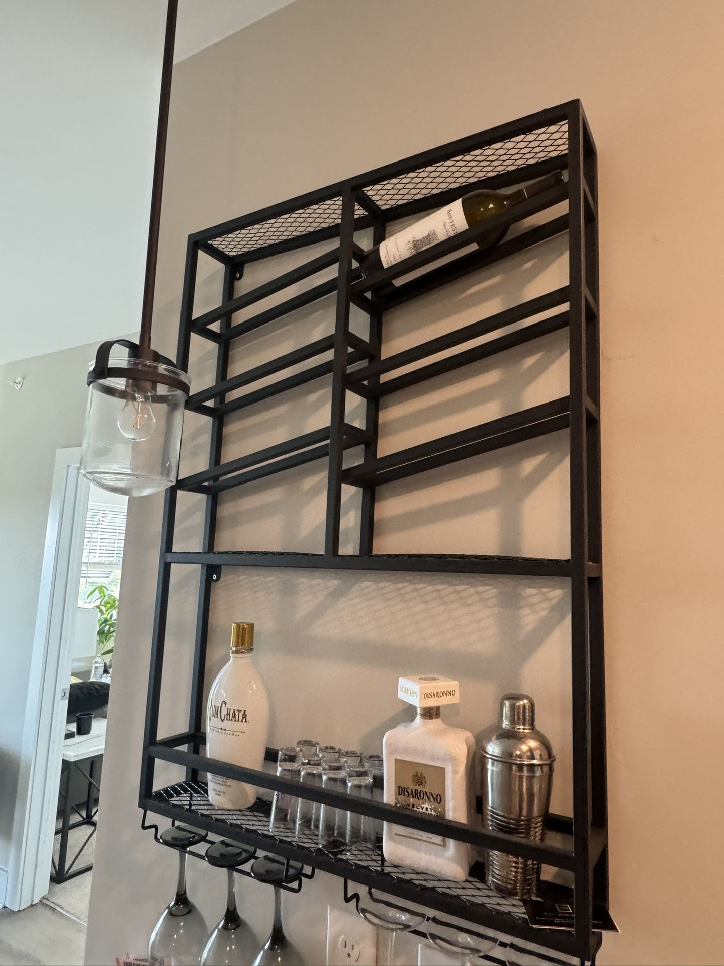 Custom Steel Wine Rack Display