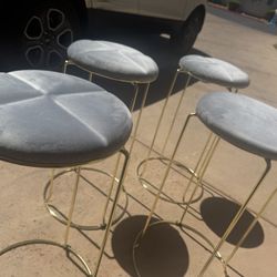 Grey Bar Stools 
