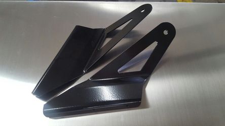 Led light bar brackets and wire harness