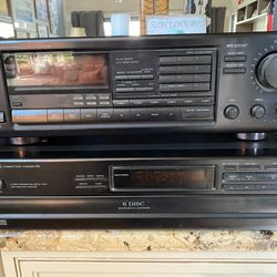 ONKYO STEREO SYSTEM WITH BOSE SPEAKERS