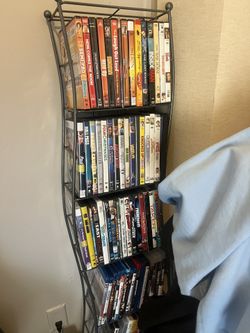 DVDs And Rack