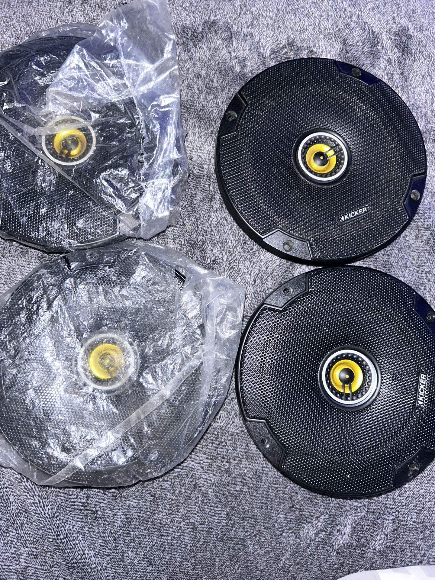 KICKER CompC 12 Single Voice Coil Ohm Subwoofer Black