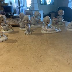 Precious  Moments Figurnes  (8 Quantity) excellent condition! Will Sell Separately  See Description Fir Pricing 