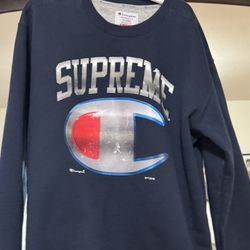 Supreme Champion Crewneck Sweater Sz Small