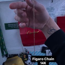 14K Figaro chain