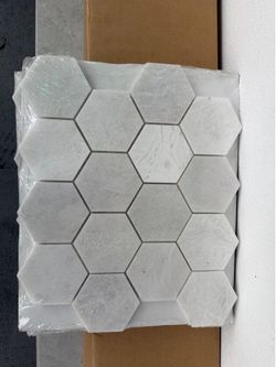 Tile wood floor and back splash