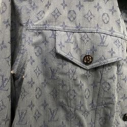 Louis Vuitton x Virgil Abloh Mens US XXL/ EU 58 Monogram Denim Jacket for  Sale in Pontiac, MI - OfferUp