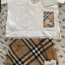 Toddler Burberry outfit brand new