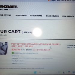 2005 Chevy Colorado/ Covercraft Seat Covers x 2