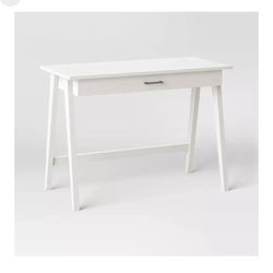 White Threshold writing Desk With Drawer