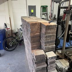 Brick Pavers.  100 Pcs 