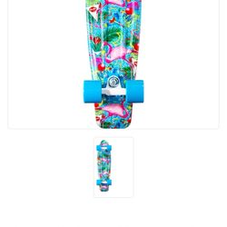 Penny 27" Cruiser Skateboard – Tropical Flamingo Design