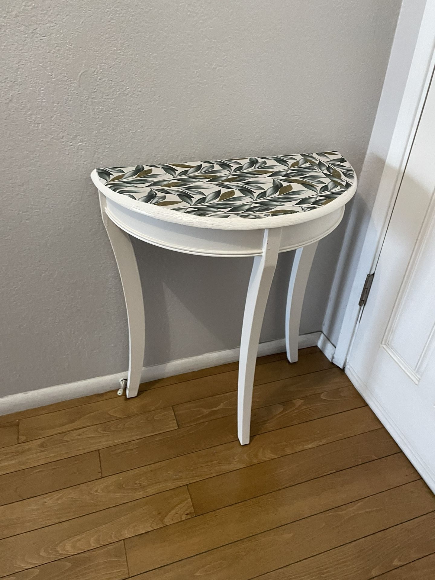 Multi purpose wood table 23.5 inches wide/. 28 inches high/ 12 inches deep