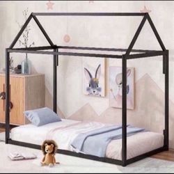 Kids Canopy Playhouse Bed (must Sell Asap)