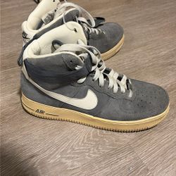 Size-10, Nike Air Force 1 High Blazer Pack - Dark Grey