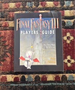 Final Fantasy III Strategy Guide Olafson Infotainment World Books Nintendo snes