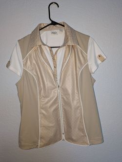 Chico's Zenergy Golf Vest & Shirt Set - Pristine (Sizes 0 & 1)