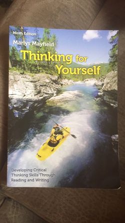 Textbook: Thinking for Yourself- Marlys Mayfield