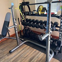 Weight Set With Bench&dumbbells