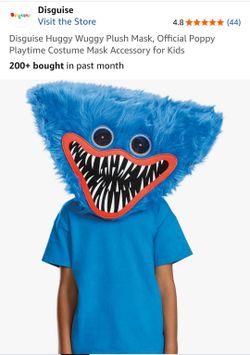 Disguise Huggy Wuggy Plush Mask