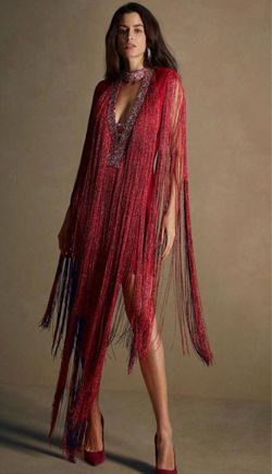 Beautiful chic and modern red dress