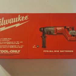 Milwaukee SDS Rotary Hammer 2613-20 18V 1" Cordless Brushless Plus M18 TOOL ONLY
