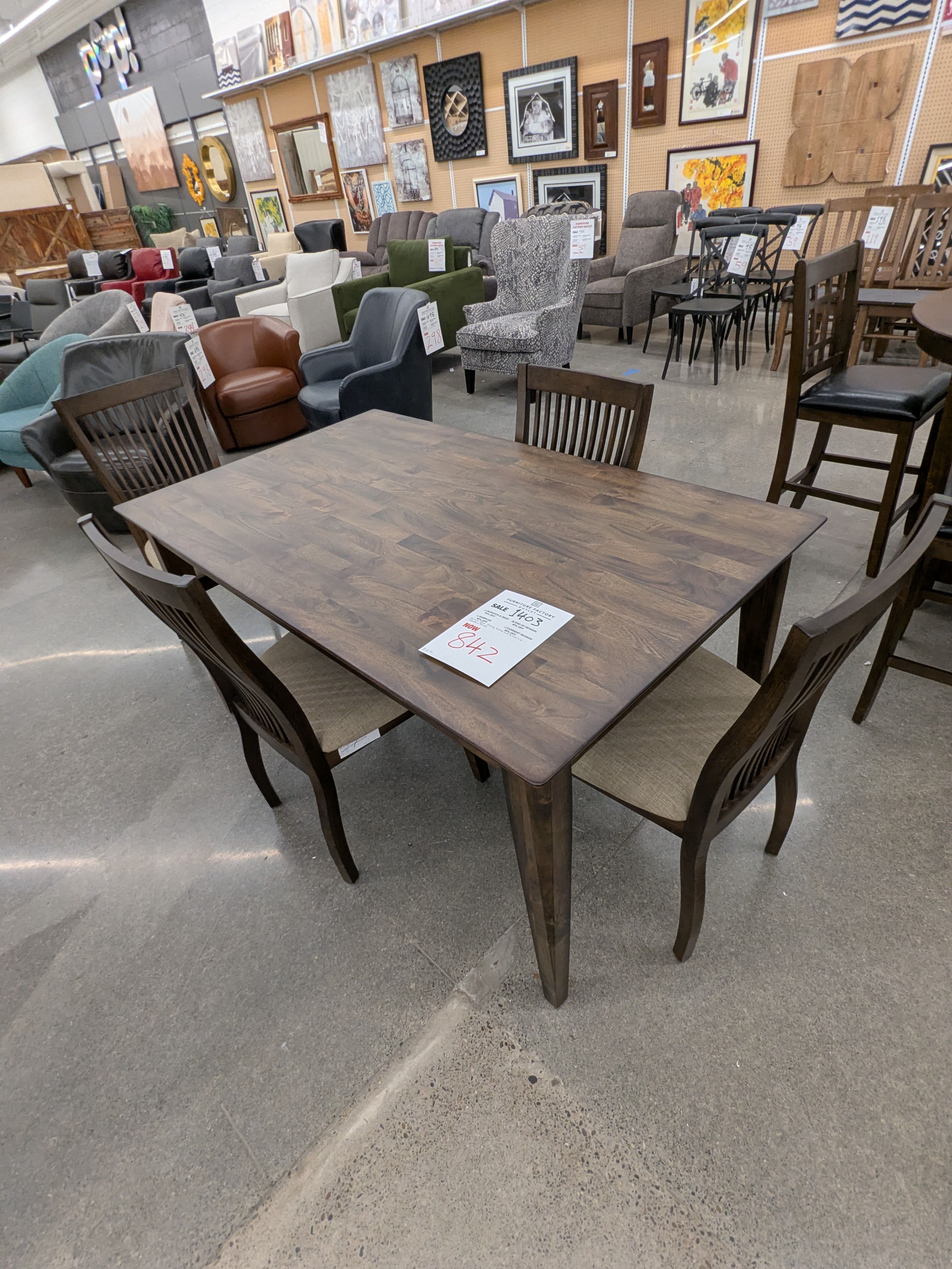 Zoey Dining Table and 4 chairs*