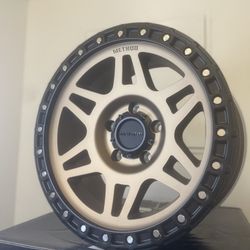 (4) 17x8.5 METHOD MR312 BRONZE WITH BLACK LIP RIMS ONLY (6X139.7)