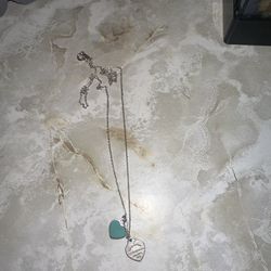 Tiffany and Co. Double heart tag pendant 