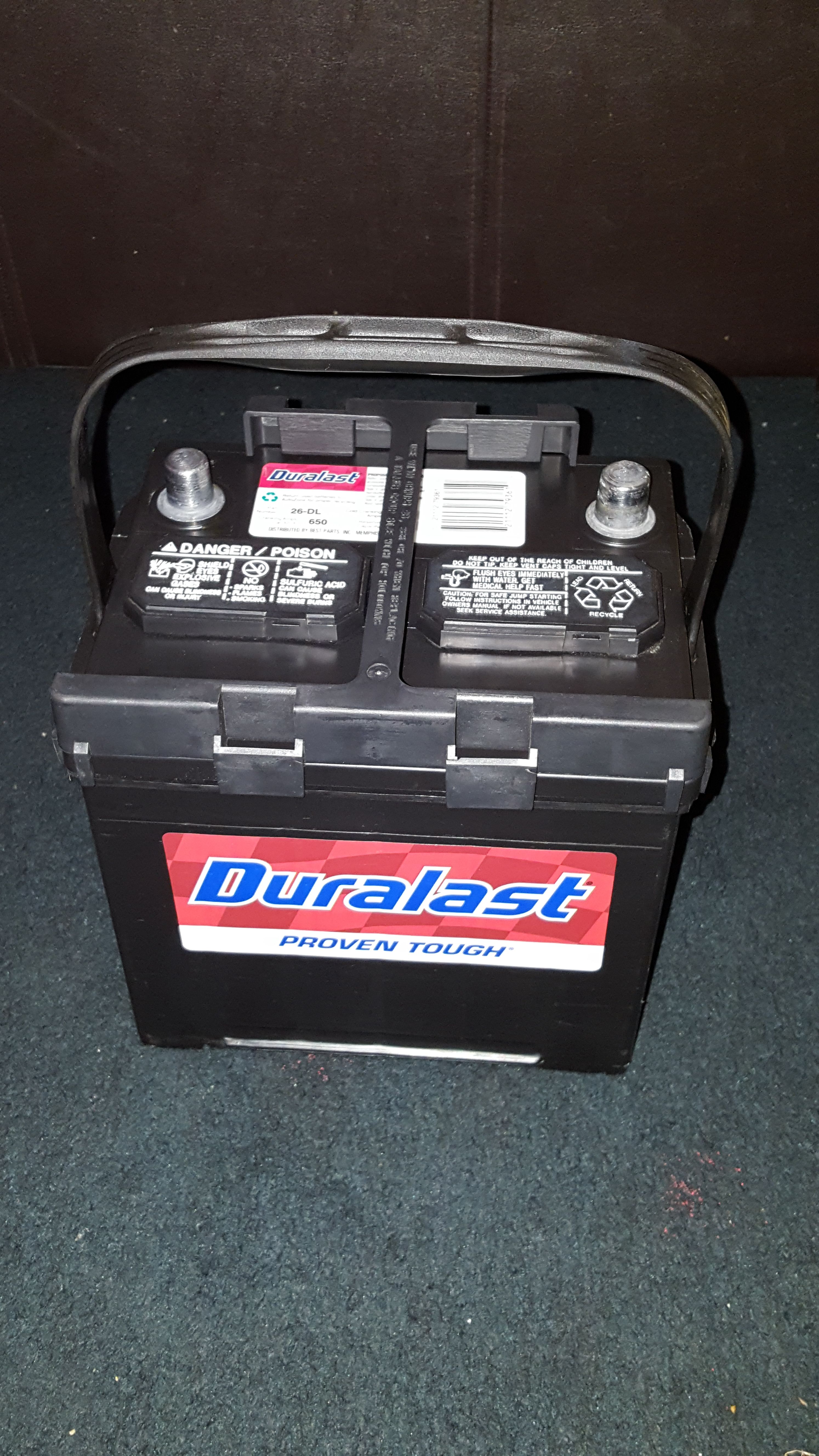 DURALAST car battery size 26-DL