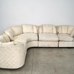 1970’s Mid Century Modern 4-Piece Modular Sectional By Henredon
