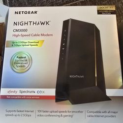 Netgear Nighthawk CM3000 DOCSIS 3.1 Modem
