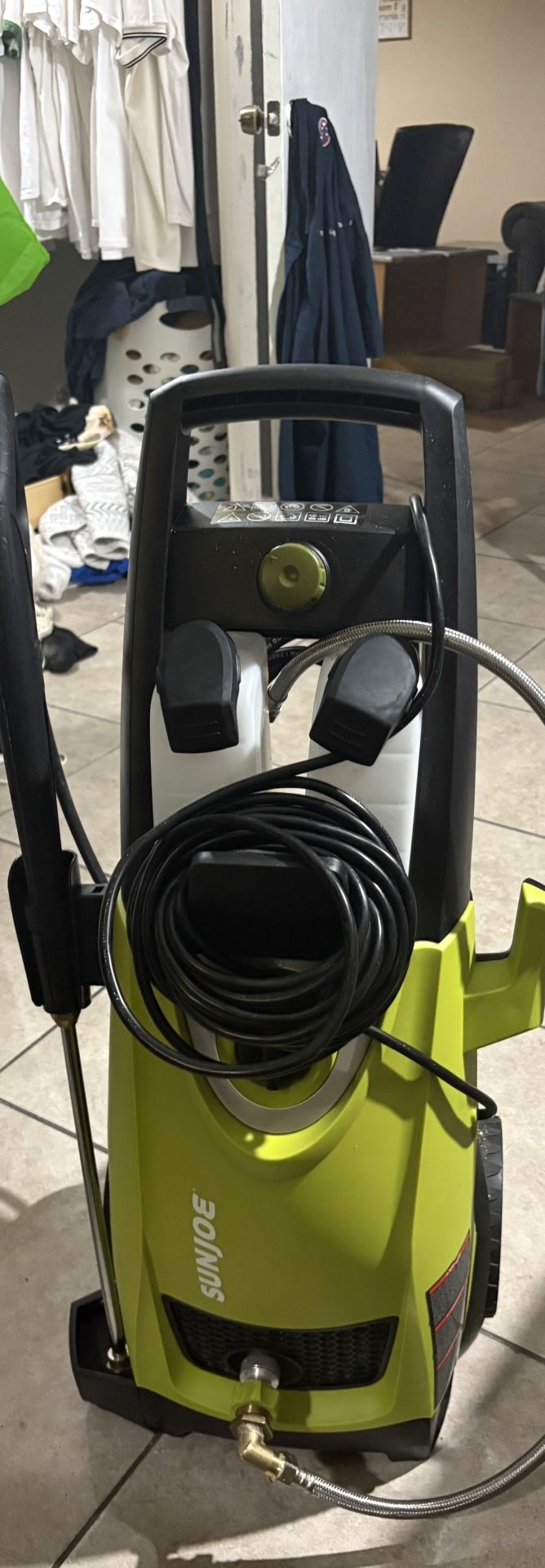 SUNJOE new pressure washer.