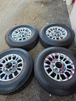Set wheels ford lariat good tires