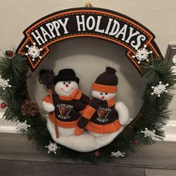 Cleveland Browns Holiday Wreath