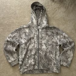 duck camo hollister zip-up hoodie