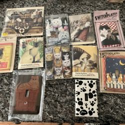 Cat Design Switch plate Covers (11) 