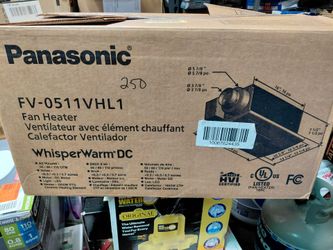 Panasonic fv-0511vhl1 whisper warm Bathroom exhaust fan with led light and heater
